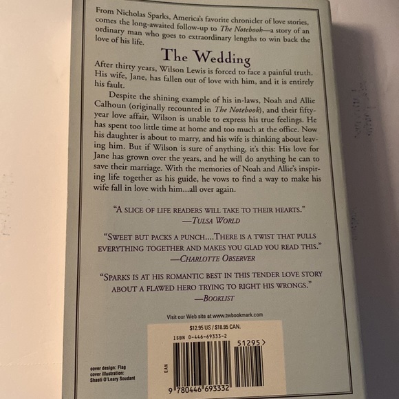 NICHOLAS
SPARKS
The Wedding - Picture 2 of 2